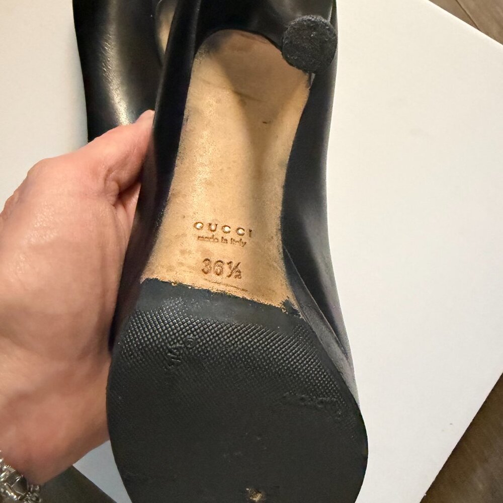 Gucci Nappa Steve Heels - Picture 5 of 10